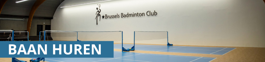 Een badminton baan huren