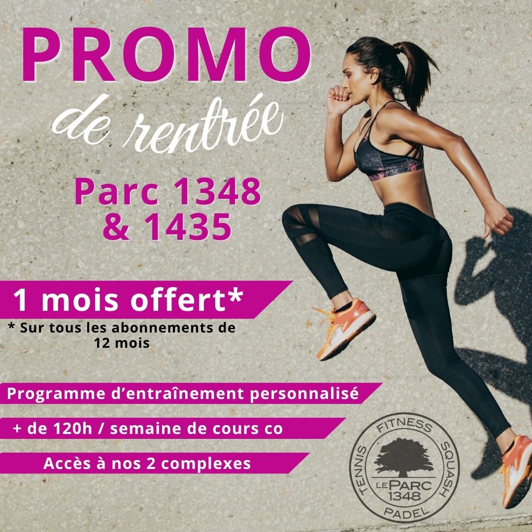 Promo de rentr�e Fitness Club du Parc